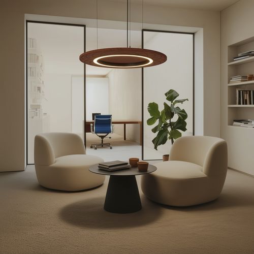Luminaire suspendu - SOLISS - PROLICHT - à LED / rond / professionnel