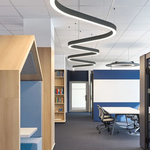 Luminaire suspendu - SUPER-G - PROLICHT - à LED / linéaire / cintrable