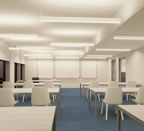 Luminaire suspendu - SLIDER - PROLICHT - à LED / droit / IP54