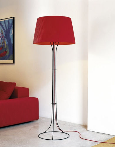 Lampe sur pied - NAOMI - Carpyen, - en métal / en tissu / contemporaine