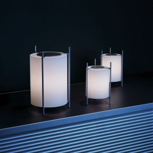 Lampe de table - JAPAN - Carpyen, - en métal chromé / en polycarbonate / contemporaine