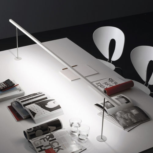 Lampe de table - LINEAL - Carpyen, - en aluminium / en nickel / contemporaine