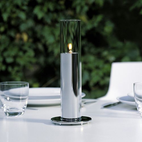 Lampe de table - POPPY - Carpyen, - en verre / en métal chromé / contemporaine