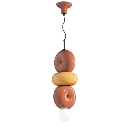 Suspension - C2752 - Ferroluce - en verre / en céramique / contemporaine
