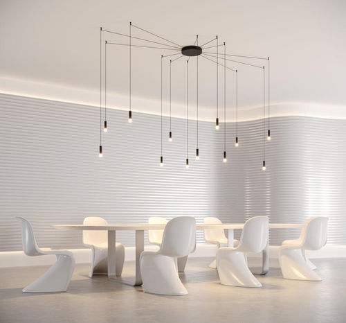 Lustre contemporain - POP C’EST TOI  - OTY - en laiton / en cuivre / 12 ampoules