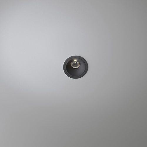 Downlight encastré - X 1B - OTY - à LED / rond / en chrome