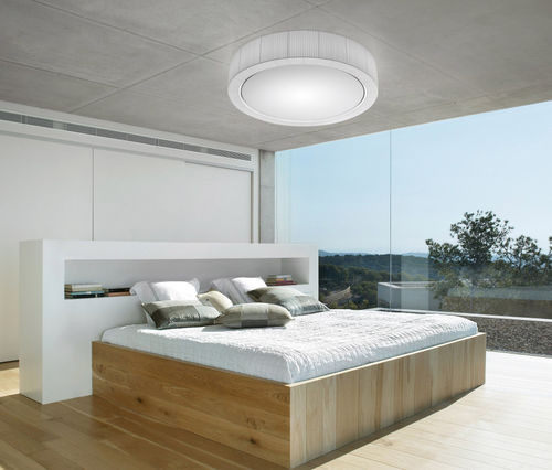 Plafonnier contemporain - URBAN PF/120 - BOVER Barcelona - rond / en métal / fluocompact