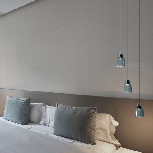 Suspension - DRIP/DROP S/03L - BOVER Barcelona - en verre borosilicaté / contemporaine / d'intérieur