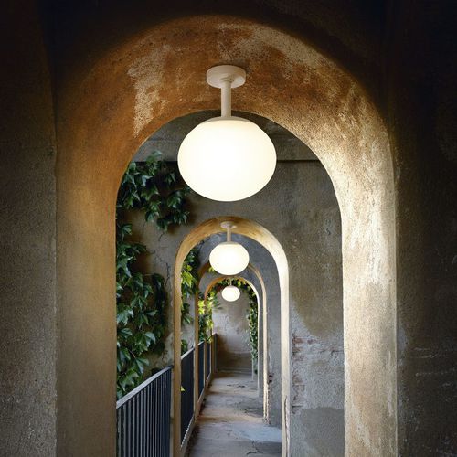 Plafonnier contemporain - ELIPSE PF/50 - BOVER Barcelona - rond / en polyéthylène / halogène