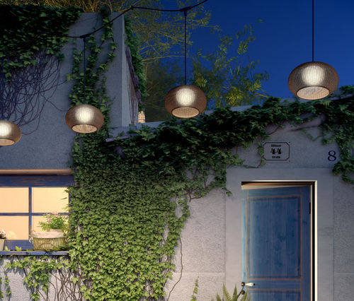 Suspension - GAROTA CATENARY S/27/4L - BOVER Barcelona - en aluminium / en acier inoxydable / en polyéthylène