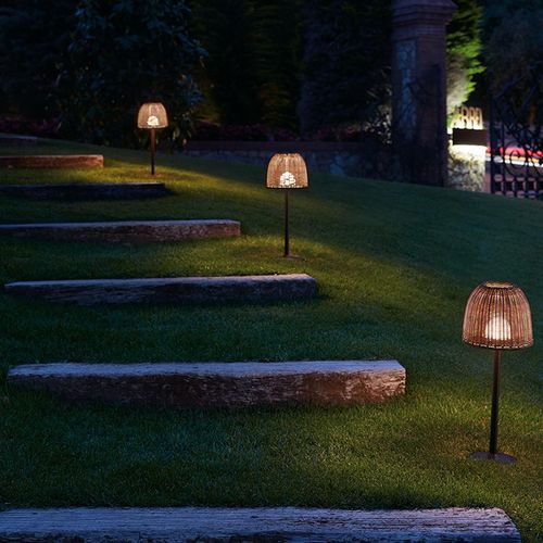 Borne d'éclairage de jardin - ATTICUS B/66 - BOVER Barcelona - contemporaine / en aluminium / en acier inoxydable