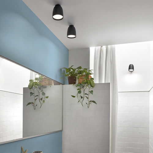 Plafonnier contemporain - NUT PF/10 - BOVER Barcelona - rond / en aluminium / en acier inoxydable