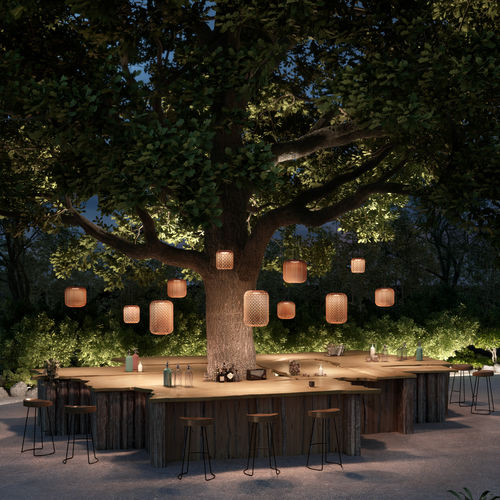 Suspension - NANS S/31.2 - BOVER Barcelona - en aluminium / en acier inoxydable / en polycarbonate