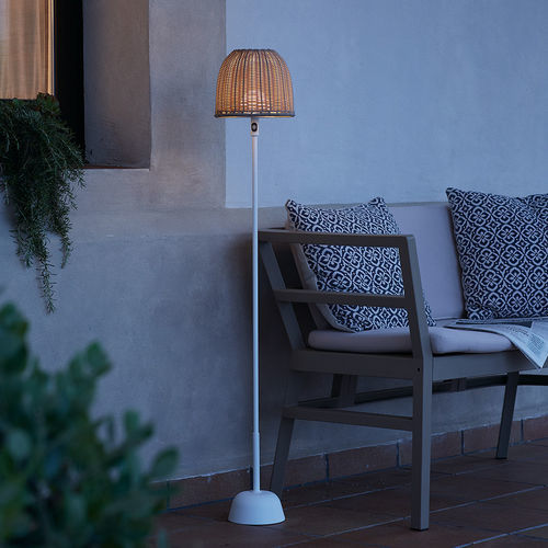 Lampe sur pied - Atticus P01 - BOVER Barcelona - en fibres synthétiques / contemporaine / à batterie rechargeable