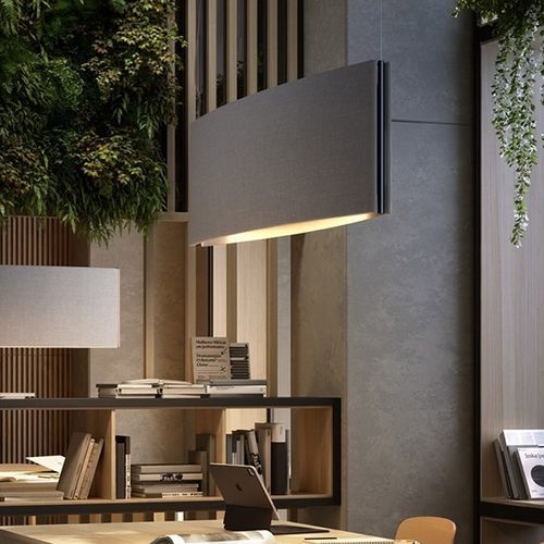 Suspension - NOREN S/123 - BOVER Barcelona - en aluminium / en tissu / en MDF