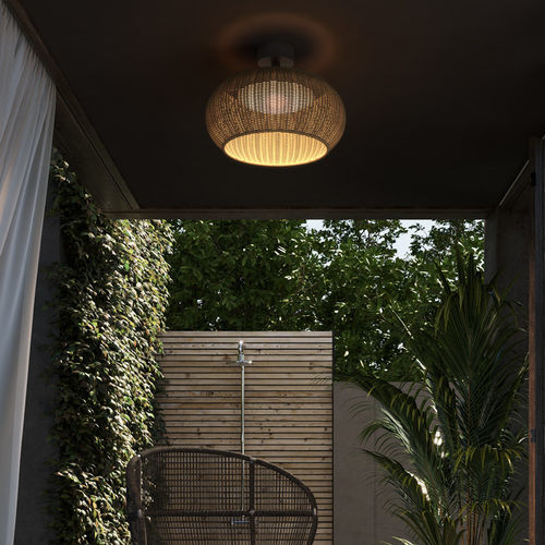 Plafonnier contemporain - PERRIS PF/47 - BOVER Barcelona - rond / en aluminium / en acier inoxydable