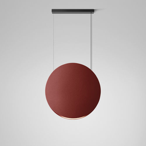 Suspension - NOREN S/100 - BOVER Barcelona - en aluminium / en tissu / contemporaine