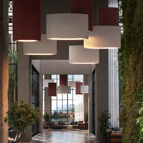 Suspension - NOREN S/123.2 - BOVER Barcelona - en aluminium / en tissu / en MDF