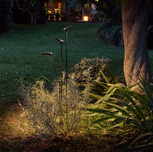 Borne d'éclairage de jardin - Birdie - Set 3 140L-120LC-110LC - BOVER Barcelona - contemporaine / en aluminium / en acier inoxydable