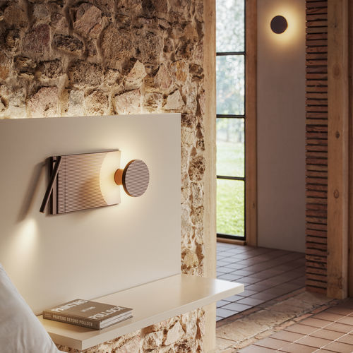 Applique murale liseuse - Arid A/02 - BOVER Barcelona - contemporaine / d'intérieur / en aluminium