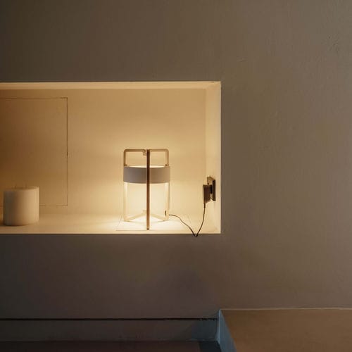 Lampe de table - Vuota M/30 - BOVER Barcelona - en bois / contemporaine / pour intérieur