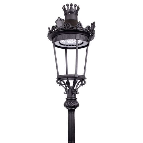 Lampadaire urbain - ATENEA - Salvi Lighting - classique / en fonte d'aluminium / en verre