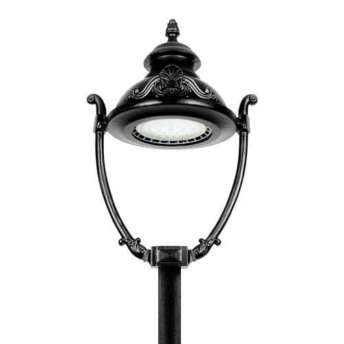 Lampadaire urbain - LIRA ROSELLÓN - Salvi Lighting - classique / en fonte d'aluminium / en polyméthacrylate de méthyle