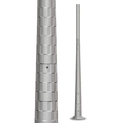 Mât d'éclairage - ATLAS - Salvi Lighting - en acier galvanisé / aluminium / en fonte d'aluminium