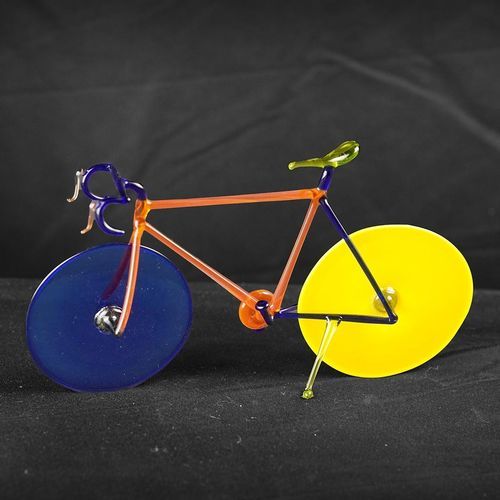 Sculpture en verre de Murano - BIKE - Arte di Murano - fait main / à poser / professionnelle