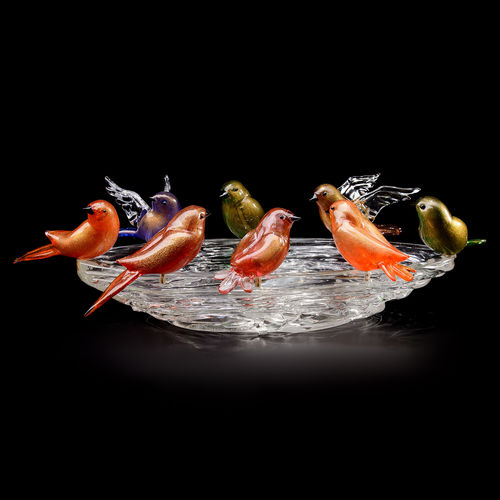 Centre de table en verre de Murano - 6061/1/COL - Arte di Murano - en verre soufflé / contemporain / fait main