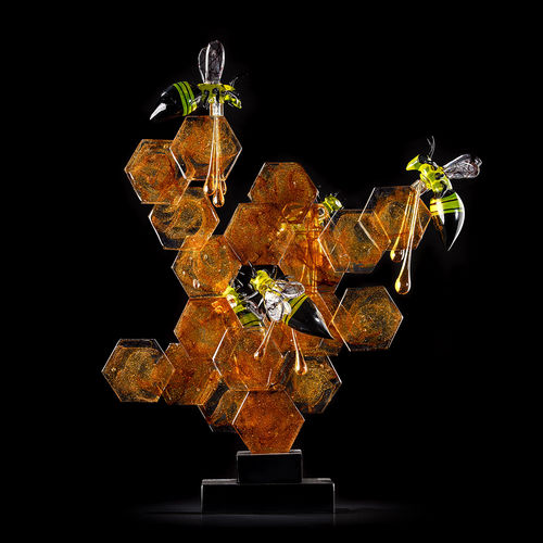 Sculpture en verre de Murano - 6071/3/COL - Arte di Murano - en verre soufflé / fait main / Fabriquée en Italie