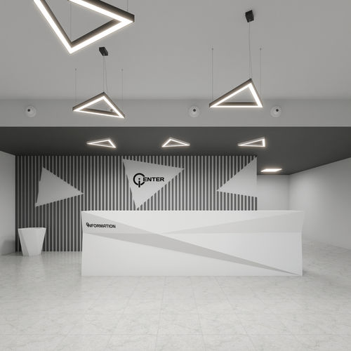Luminaire suspendu - MINI - PXF LIGHTING - apparent / à LED / triangulaire