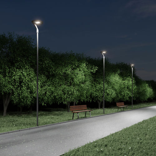 Lampadaire urbain - PARCO - PXF LIGHTING - contemporain / en fonte d'aluminium / à LED