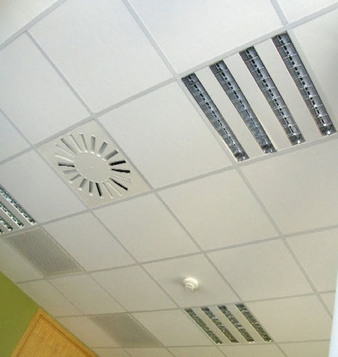 Luminaire encastrable au plafond - QUASET - PXF LIGHTING - fluorescent / carré / IP20
