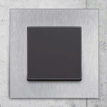 Interrupteur à bascule - carat® - ABB Home and Building Automation - encastré / en thermoplastique / en inox