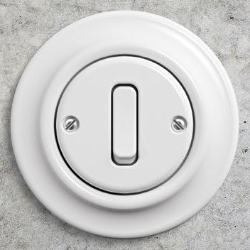 Interrupteur à bascule - Decento® - ABB Home and Building Automation - encastré / en porcelaine / rétro