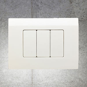Interrupteur bouton poussoir - Status - ABB Home and Building Automation - encastré / double / triple