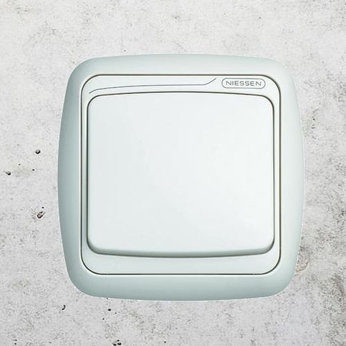 Interrupteur bouton poussoir - Arco - ABB Home and Building Automation - encastré / contemporain / carré