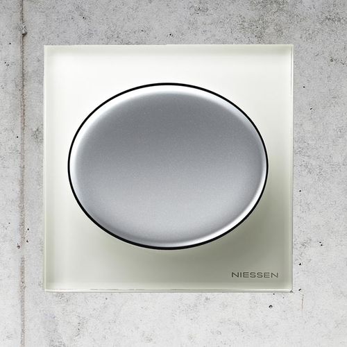 Interrupteur bouton poussoir - Tacto - ABB Home and Building Automation - encastré / contemporain / rectangulaire