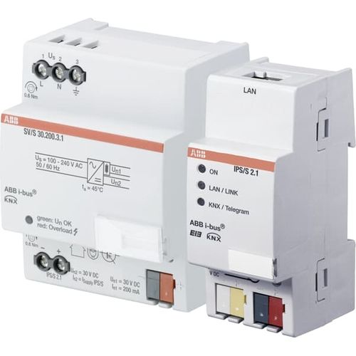 Module d'interface sur rail DIN - HIL/S20.1.1 - ABB Home and Building Automation - KNX / IP