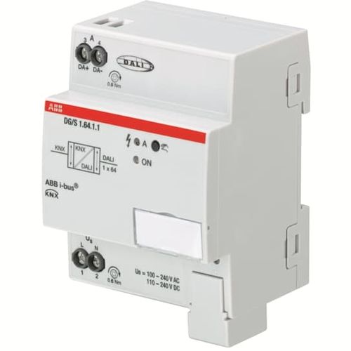 Module d'interface passerelle - DG/S1.64.1.1 - ABB Home and Building Automation - pour installation domotique / KNX