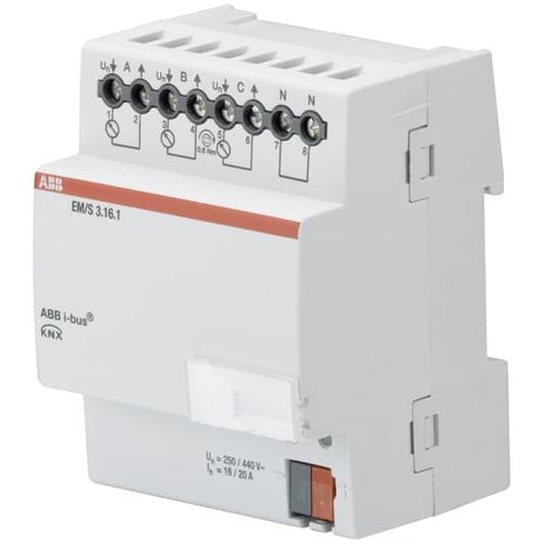Gestionnaire d'énergie sur rail DIN - EM/S3.16.1 - ABB Home and Building Automation