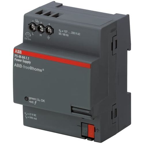 Alimentation électrique AC/DC - PS-M-64.1.1 - ABB Home and Building Automation - sur rail DIN