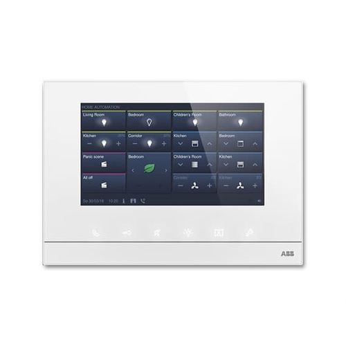 Visiophone blanc - DP7-S Series - ABB Home and Building Automation - noir / mural / d'intérieur