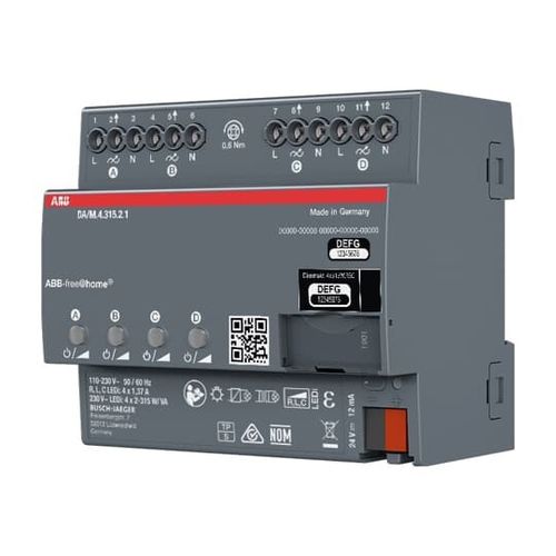 Variateur de lumière sur rail DIN - DA/M.4.315.2.1 - ABB Home and Building Automation