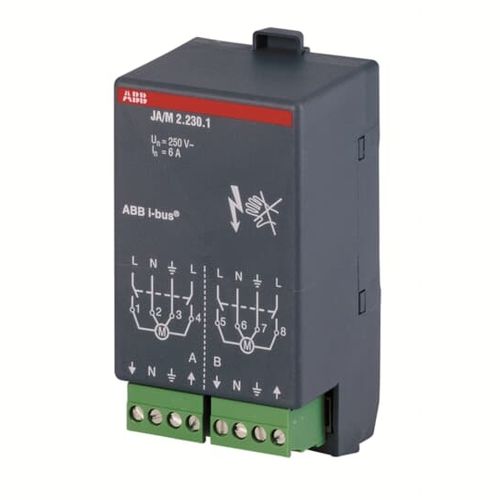 Actionneur de store KNX - JA/M2.230.1 - ABB Home and Building Automation - résidentiel / professionnel / d'intérieur