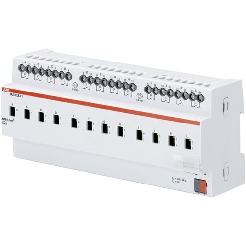 Actionneur de commutation KNX - SA/S12.6.2.1 - ABB Home and Building Automation - sur rail DIN / résidentiel / d'intérieur