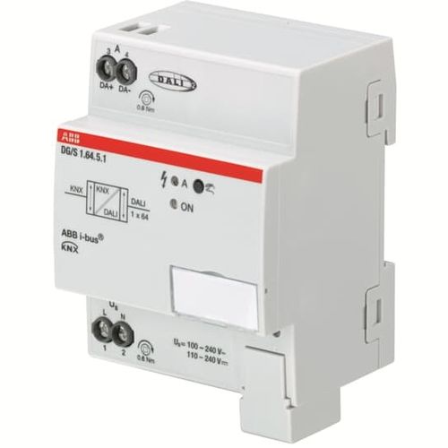 Module d'interface passerelle - DG/S1.64.5.1 - ABB Home and Building Automation - sur rail DIN / pour installation domotique / KNX