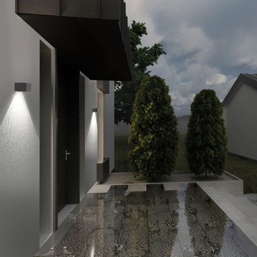 Applique murale contemporaine - TREND 110 - Lombardo - d'intérieur / d'extérieur / en fonte d'aluminium