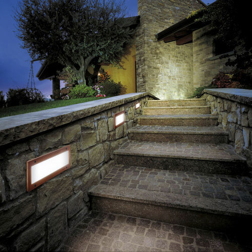 Luminaire encastrable au mur - STILE 260 - Lombardo - à LED / fluocompact / rectangulaire